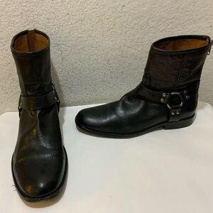FRYE‎ Phillip Harness  Short Women’s size 10 Black boots Leather Casual
